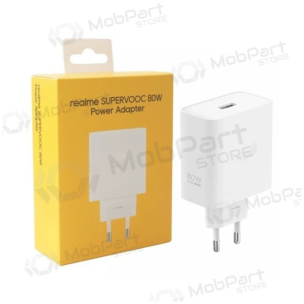 Telefonladegerät Realme SuperVOOC 80 W USB-A weiß