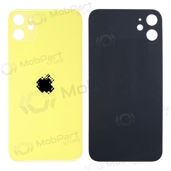 Apple iPhone 11 Rückseite Akkudeckel (Gelb) (bigger hole for camera) Apple iPhone 11 Rückseite Akkudeckel (Gelb) (bigger hole for camera)