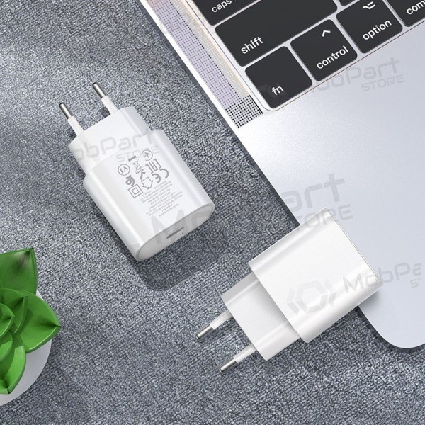 Telefonladegerät Hoco N22 25 W USB-C mit Lightning-Kabel 1 m weiß