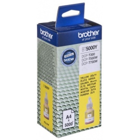 Brother DCP-T300/ T500W/ T700W (BT5000Y), Gelb Patrone für Tintenstrahldrucker, 5000 seiten.
