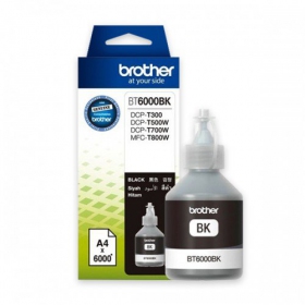 Brother DCP-T300/ T500W/ T700W (BT6000BK), schwarze Patrone für Tintenstrahldrucker, 6000 Seiten