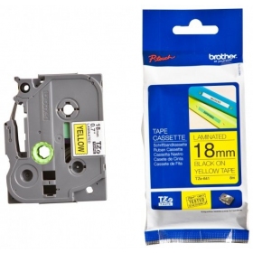 Brother TZe-641 (TZE641) 18mm, 8m, Gelb, schwarzes Band