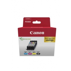 Canon CLI-581 (2103C007) Tintenpatronen-Set, C/M/Y/BK