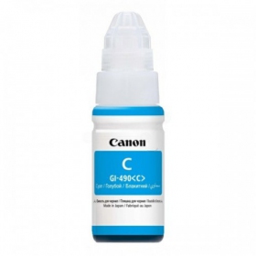 - Canon GI-490 Nachfulltinte (0664C001), cyan Tintenpatrone für Tintenstrahldrucker