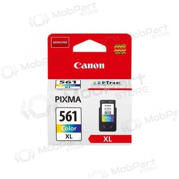 Canon CL561XL Patronenset XL (3730C001) + Cyan-, Magenta-, Gelbpatrone für Tintenstrahldrucker