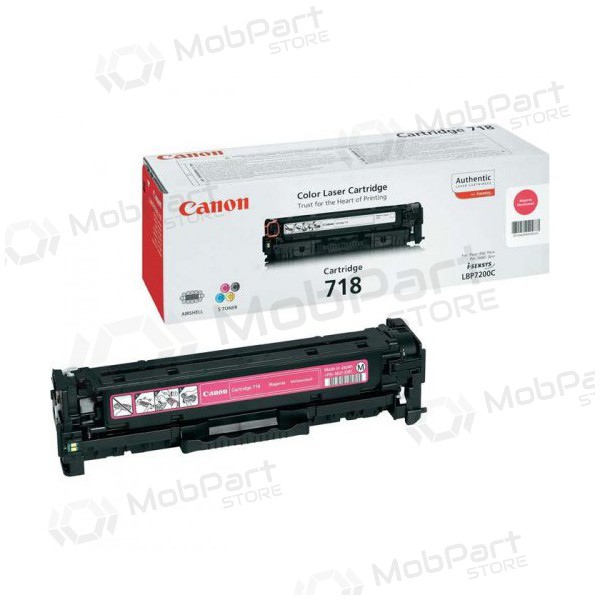 Canon CRG 718 (2660B002) Magenta-Kassette für Laserdrucker, 2900 Seiten