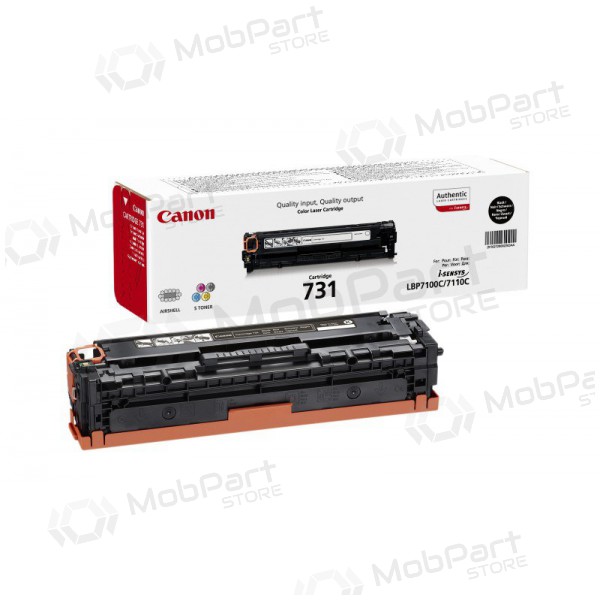 Canon CRG 731 (6272B002) schwarze Tonerkartusche für Laserdrucker, 1.400 Seiten