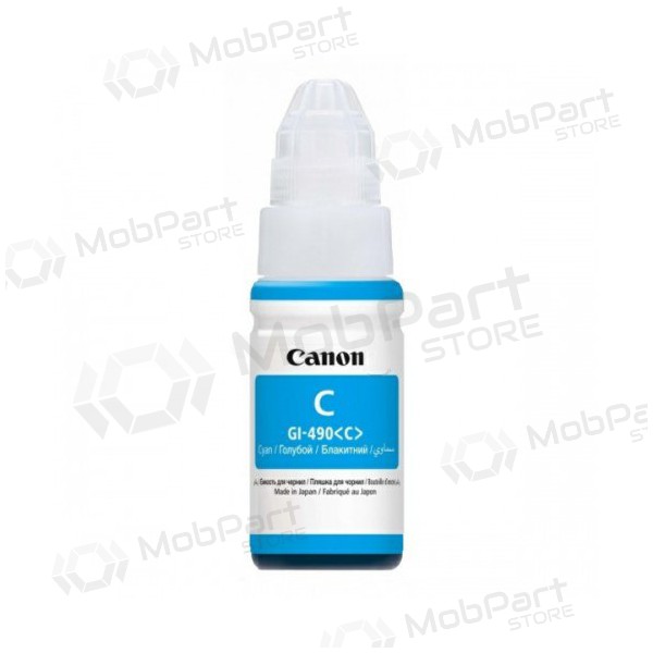 - Canon GI-490 Nachfulltinte (0664C001), cyan Tintenpatrone für Tintenstrahldrucker