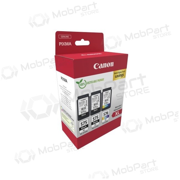 Canon PG-575XL/CL-576XL (5437C004) Tintenpatronen-Set, BK/CMY