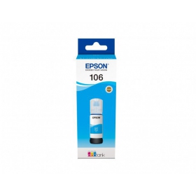 Epson 106 (C13T00R240), Cyan Tintenpatrone für Tintenstrahldrucker, 70 ml