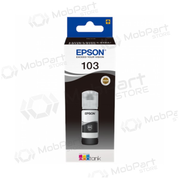 Epson 103 EcoTank (C13T00S14A), schwarze Tintenflasche, 65 ml