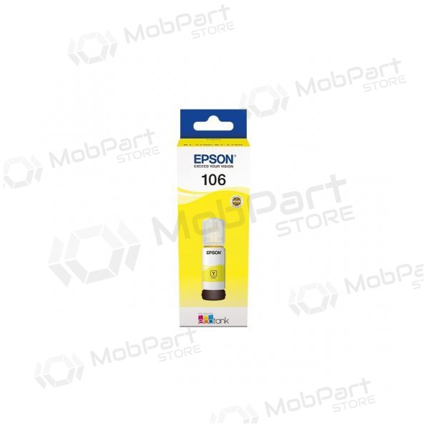 Epson 106 (C13T00R440), gelbe Tintenpatrone für Tintenstrahldrucker, 70 ml
