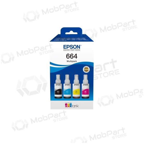 Epson 664 EcoTank (C13T66464A) Tintenflaschen-Set, CMYK