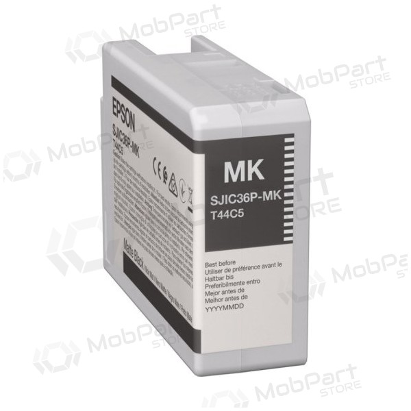 Epson SJIC36P(MK) (C13T44C540) Tintenpatrone, Mattschwarz