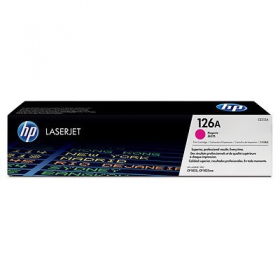 HP 126A (- CE313A), Magenta Tonerpatrone für Laserdrucker, 1000 Seiten.