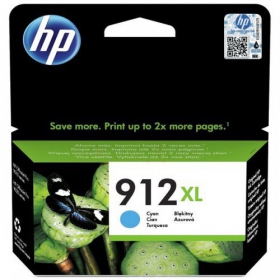 HP (3YL81AE, 912XL), cyanfarbene Patrone für Tintenstrahldrucker, 825 Seiten
