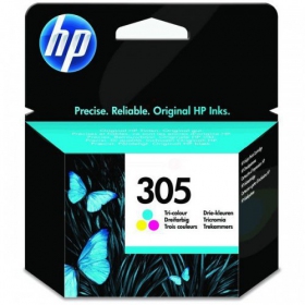 HP Nr.305 Patronenset (3YM60AE), Cyan, Magenta, Gelb Patrone für Tintenstrahldrucker, 100 Seiten