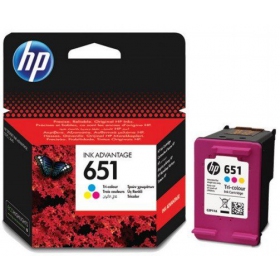 HP Nr. 651 (C2P11AE), dreifarbige Patrone für Tintenstrahldrucker, 300 Seiten