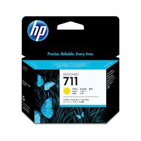 HP Nr. 711 (CZ136A), gelbe Patrone für Tintenstrahldrucker