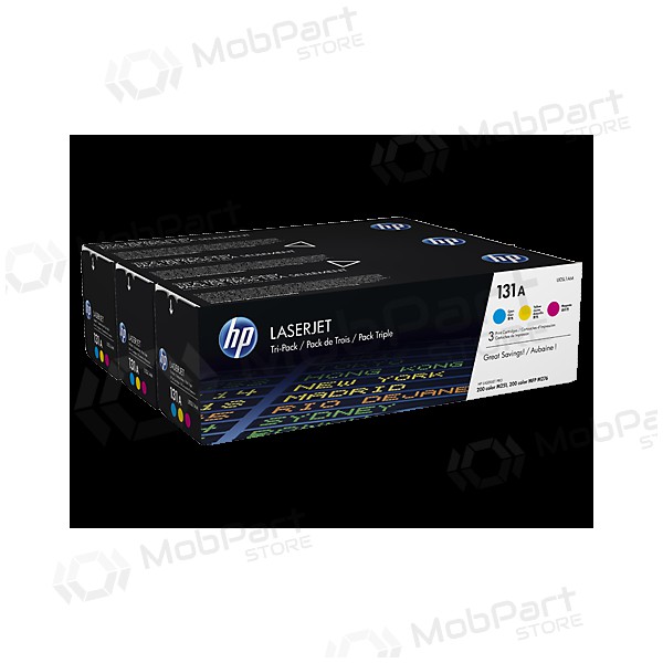 HP 131A (U0SL1AM) (CF211A+CF212A+CF213A), , , Gelb Patrone für Laserdrucker, 5400 seiten.