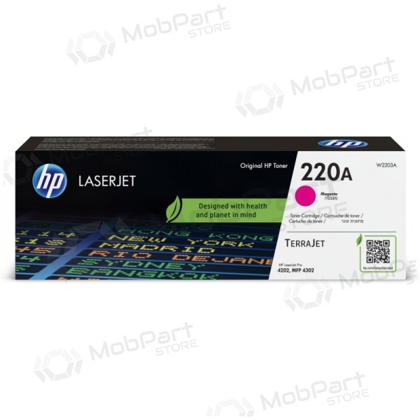 HP 220A (W2203A) Laserkartusche, Magenta