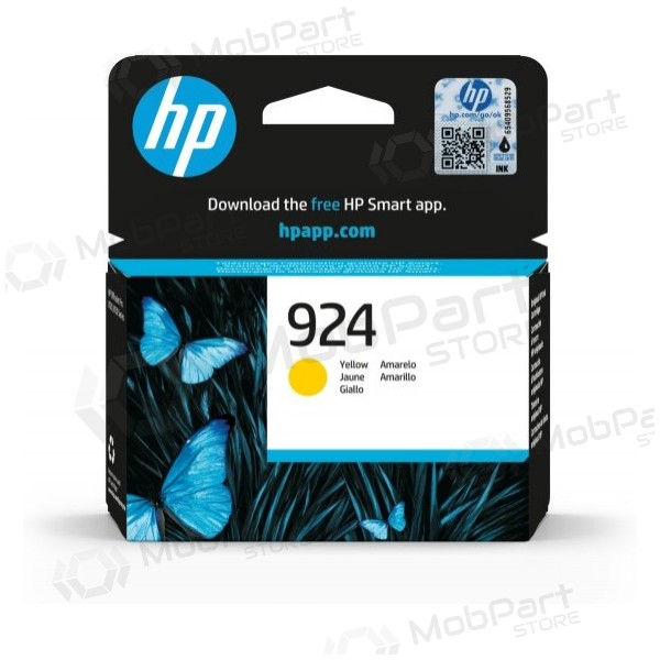 HP 924 (4K0U5NE) Tintenpatrone, Gelb