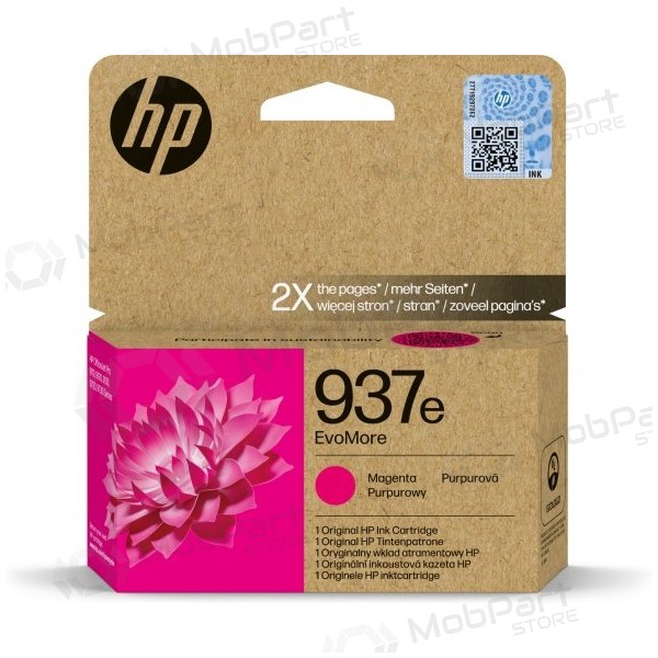 HP 937e EvoMore (4S6W7NE) Tintenpatrone, Magenta