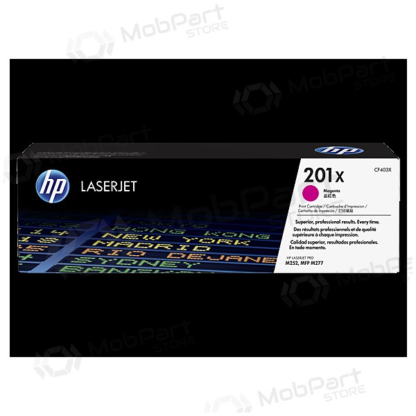- HP No.201X HC (CF403X), Magenta-Tonerkartusche für Laserdrucker, 2300 Seiten