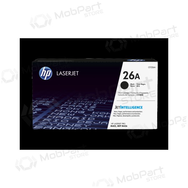 HP Nr. 26A (CF226A), schwarze Tonerkartusche für Laserdrucker, 3100 Seiten