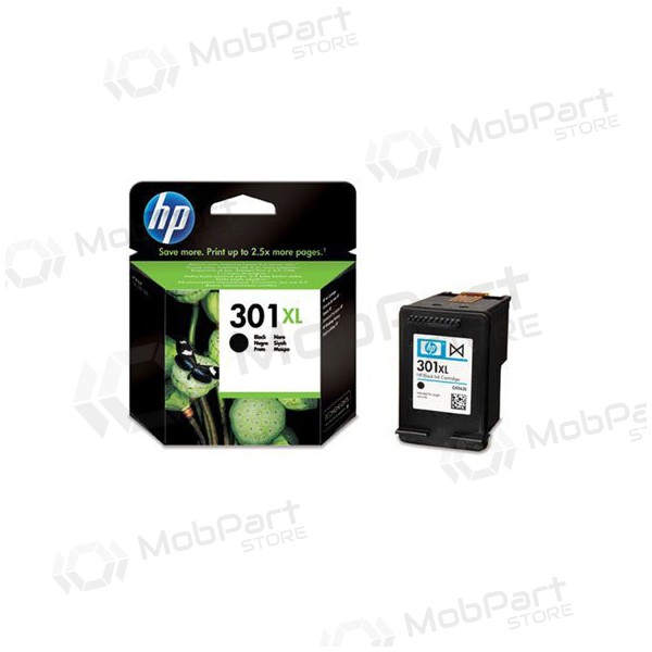 HP Nr. 301 XL (CH563EE), schwarze Tintenpatrone für Tintenstrahldrucker, 480 Seiten