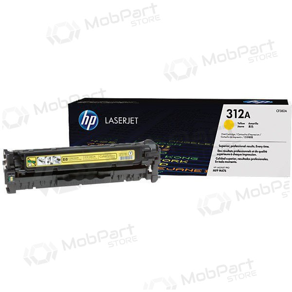HP No.312A (CF382A), Gelb Patrone für Laserdrucker, 2700 seiten.