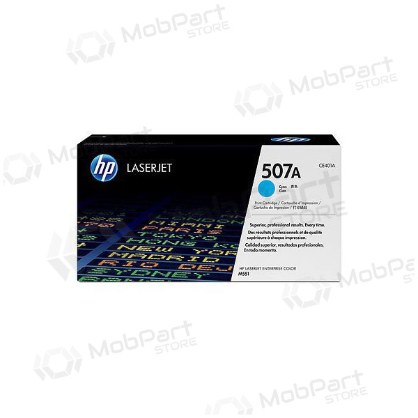 HP No.507A (CE401A),  Patrone für Laserdrucker, 6000 seiten.