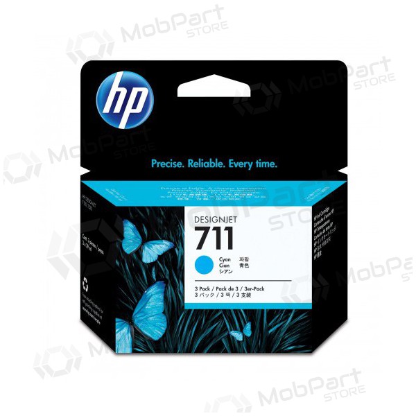 HP Nr. 711 (CZ134A), cyan Tintenpatrone für Tintenstrahldrucker