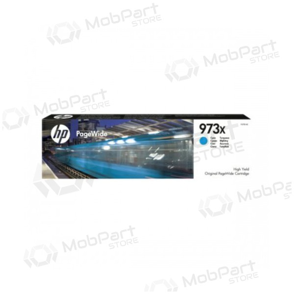 - HP No.973X (F6T81AE), blaue Tintenpatrone für Tintenstrahldrucker, 7000 Seiten