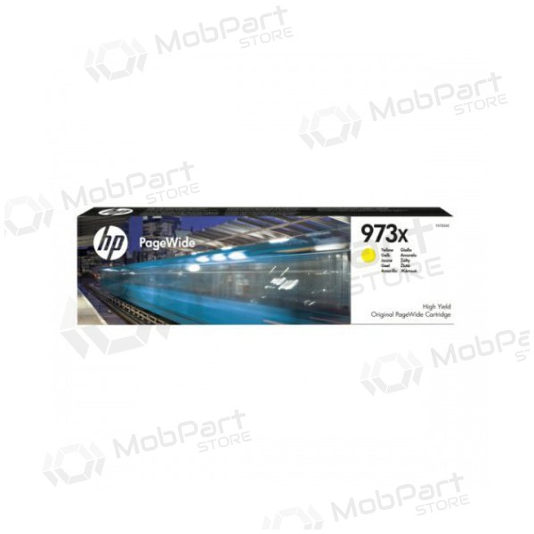 HP No.973X (F6T83AE), Gelb Patrone für Tintenstrahldrucker, 7000 seiten.