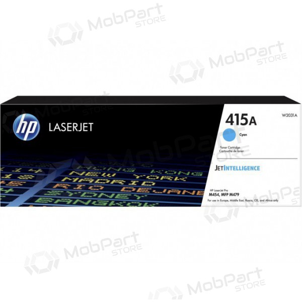HP (W2031A, 415A), blaue Patrone für Laserdrucker