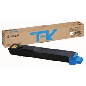 Kyocera (1T02P3CNL0, TK-8115C), Cyan-Kartusche für Laserdrucker, 6000 Seiten