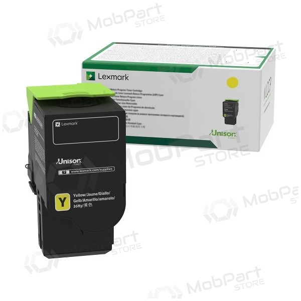 Lexmark 78C2XY0 Kassette für Laserdrucker, Gelb (5000 Seiten)