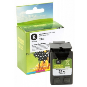 Nicht-originale Static Control HP 21XL (C9351CE), schwarze Patrone für Tintenstrahldrucker, 475 Seiten