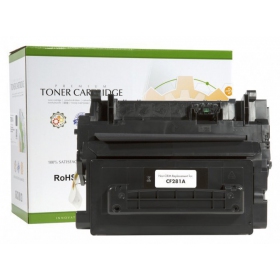 Nicht-originale Static Control HP 81A (CF281A), schwarze Kassette für Laserdrucker, 10500 Seiten