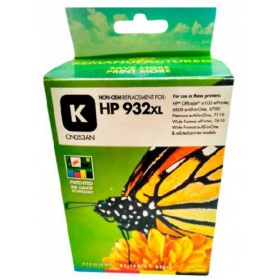 Nicht-originale Static Control HP 932XL (CN053AE), schwarze Patrone für Tintenstrahldrucker, 1000 Seiten