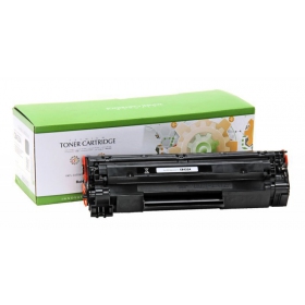 Kompatible Static Control Tonerkartusche, schwarz, für HP CB435A/ CB436A/ CE285A und Canon CRG 725 Laserdrucker, 1500 Seiten.
