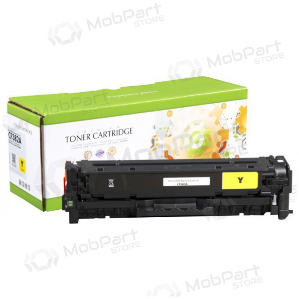Kompatible Static Control HP 312A (CF382A), gelbe Tonerkartusche für Laserdrucker, 2.700 Seiten.