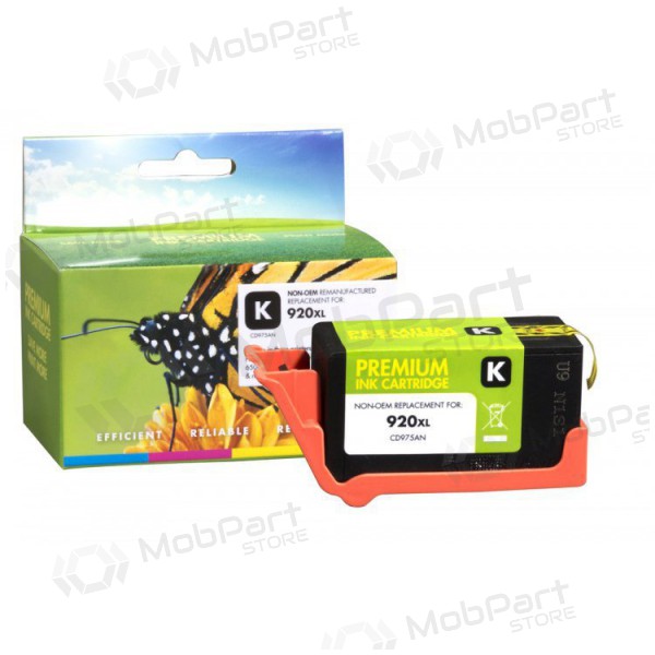 Kompatible Static Control HP 920XL CD975AE, schwarze Patrone für Tintenstrahldrucker, 1200 Seiten.