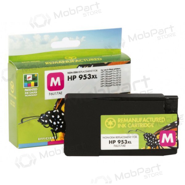 Alternative Static Control Tintenpatrone Magenta für HP 953 XL (F6U17AE), mit neuem Chip, 1600 Seiten