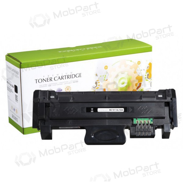 Kompatible Tonerkartusche schwarz ersetzt Samsung MLT-D116L (SU828A) für Laserdrucker, 3000 Seiten.