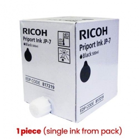 Ricoh JP-7 (817219) Tintenpatrone, Schwarz (1 Stk.)