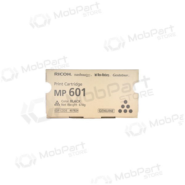 Ricoh MP601 (407824), Schwarz Patrone für Laserdrucker, 25000 seiten.