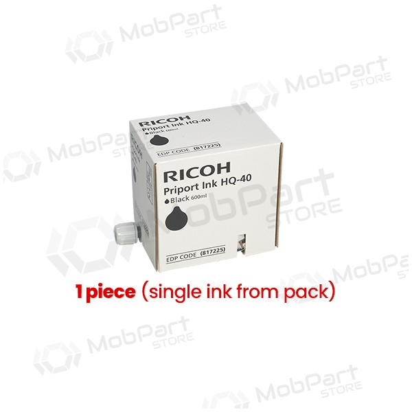Ricoh Priport HQ-40 (817225) Tintenpatrone, Schwarz (1 Stk.)