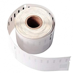 TopJet Etikettenrolle Schwarz auf Weiß, 54x101mm, 220 Aufkleber, kompatibel mit Dymo 99014 (S0722430)